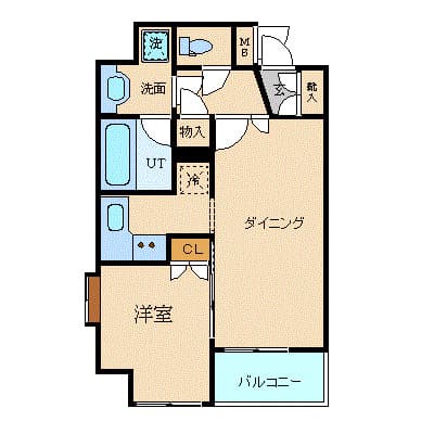 パレステュディオ渋谷ステーションフロント 8階の間取り 1