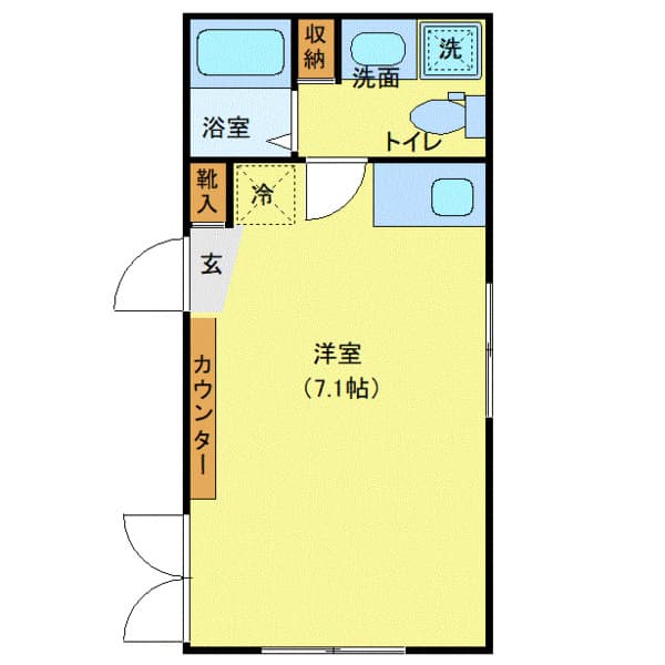 CONTEL西五反田 3階の間取り 1