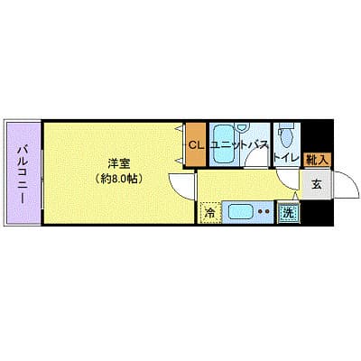 CITY　SPIRE東大井　 503の間取り 1