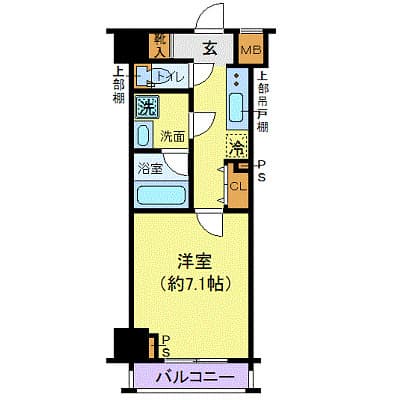 クレヴィスタ板橋西台 4階の間取り 1