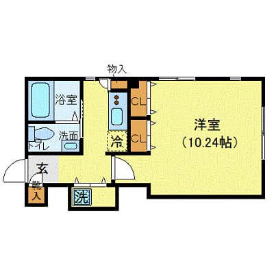 MODULOR赤坂 3階の間取り 1