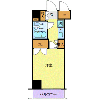 メインステージ大森海岸 1階の間取り 1