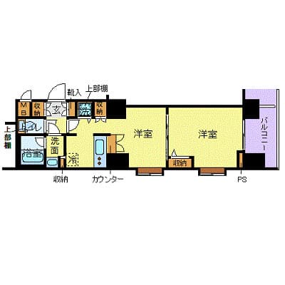 トーシンフェニックス芝アストラーレ 11階の間取り 1