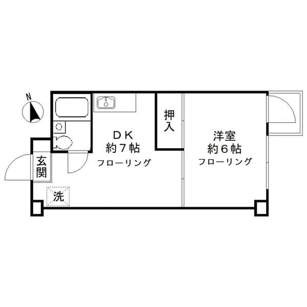 エトワール 4階の間取り 1