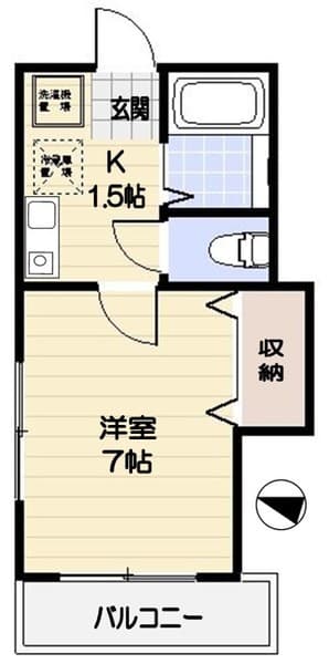 イーストフローラ 3階の間取り 1