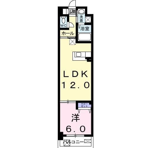 ヴィラージュ経堂 3階の間取り 1