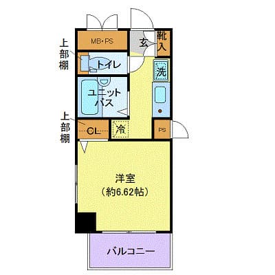 ヴェルト日本橋3 5階の間取り 1