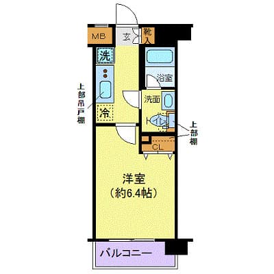 プレール・ドゥーク東京CANAL 9階の間取り 1