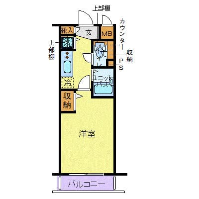 トーシンフェニックス五反田 5階の間取り 1