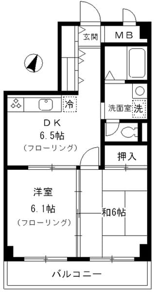 ファインコート護国寺 3階の間取り 1