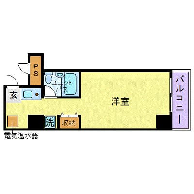 スカイコート東十条 2階の間取り 1