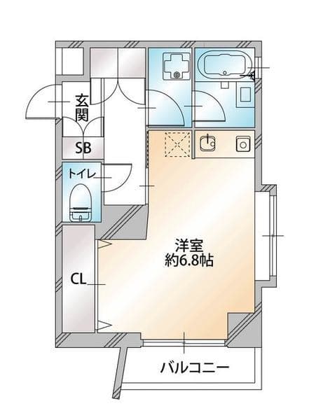 クオーレ目白台 3階の間取り 1