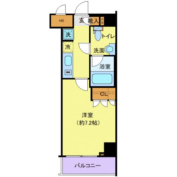 NISHI IKEBUKURO RESIDENCE 2階の間取り 1