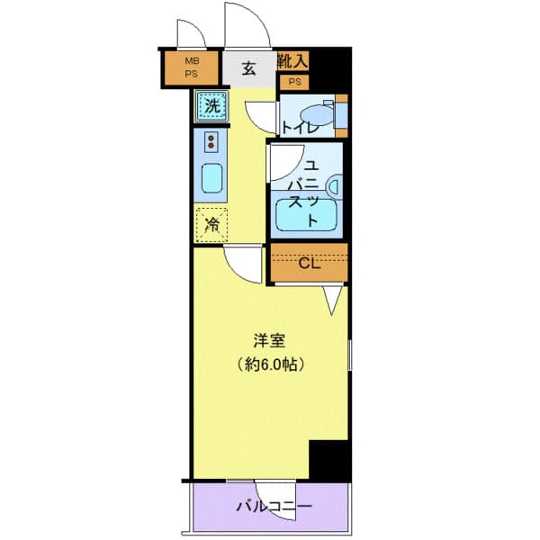 ステージグランデ南麻布 2階の間取り 1