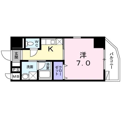 エスポワール 二子玉川 1階の間取り 1