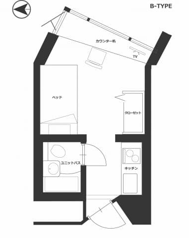 女子学生会館　明泉 5階の間取り 1