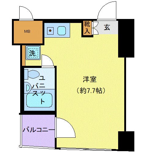 パーク・ノヴァ巣鴨 4階の間取り 1