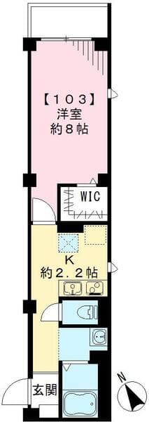 i-home C　アイホーム　シー 1階の間取り 1