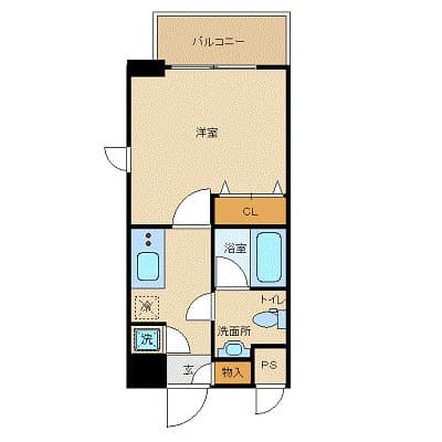 スカイコート池袋西壱番館 2階の間取り 1