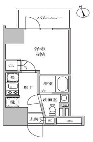 レジディア蒲田Ⅳ 6階のその他 6