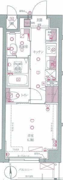 グロース江古田駅前 2階の間取り 1