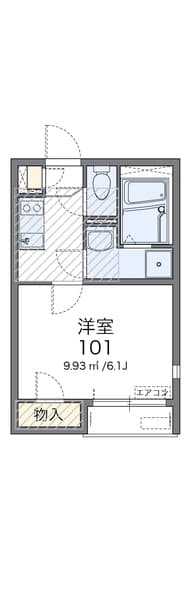 レオネクストオリーブコート千住 2階の間取り 1