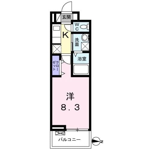 Ｒ＆Ｂ阿佐ヶ谷 3階の間取り 1