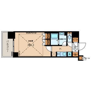 文京GARDEN THE SOUTH 16階の間取り 1