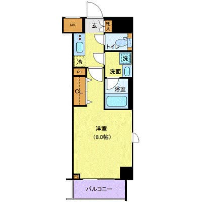 ジェノヴィア墨田文花スカイガーデン 3階の間取り 1