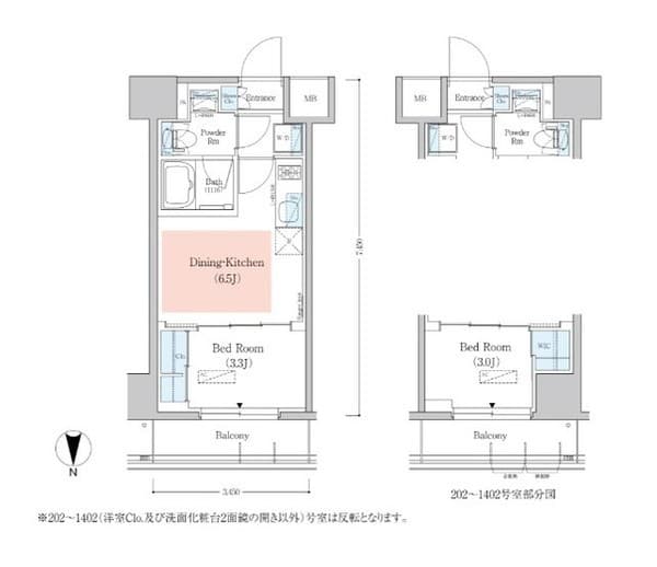 アーバネックス深川木場 7階の間取り 1