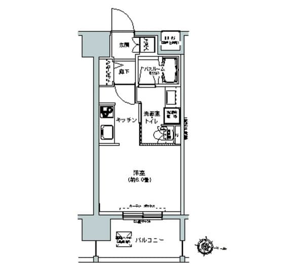 パークキューブ板橋本町 3階の間取り 1