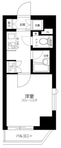 ルーブル錦糸町 3階の間取り 1