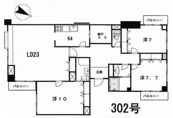 シャンボール常盤松 3階のその他 1