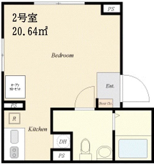 k-suite 外神田 3階の間取り 1