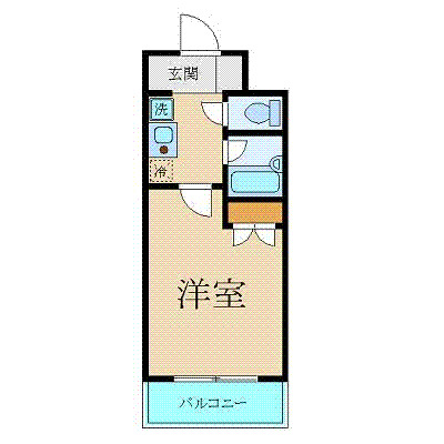 プレールカテリーナ代田橋 3階の間取り 1