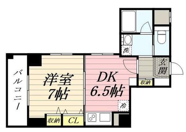 橘ビル 3階の間取り 1