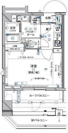 ARTESSIMOSTELLA 6階の間取り 1