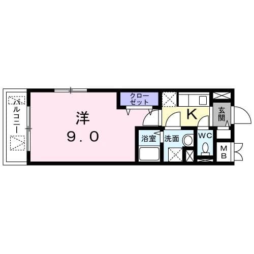 パラタイン大井町 1階の間取り 1