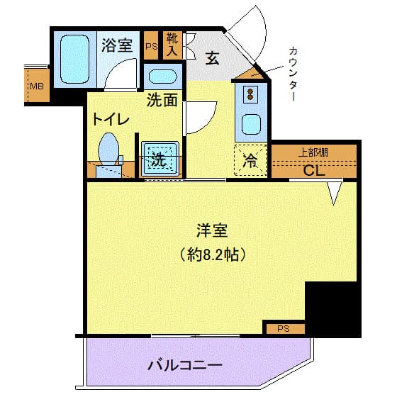 ガリシア大塚South 13階の間取り 1