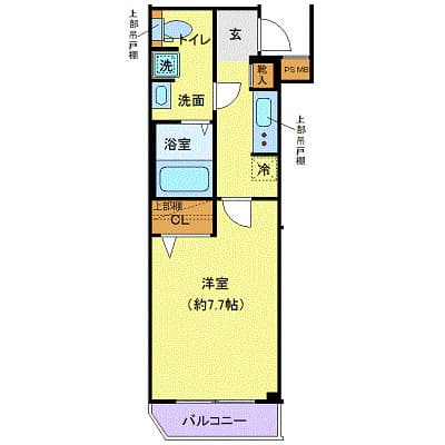 クレヴィスタ赤羽 1階の間取り 1