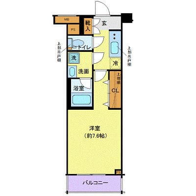 クレヴィスタ三軒茶屋 1階の間取り 1