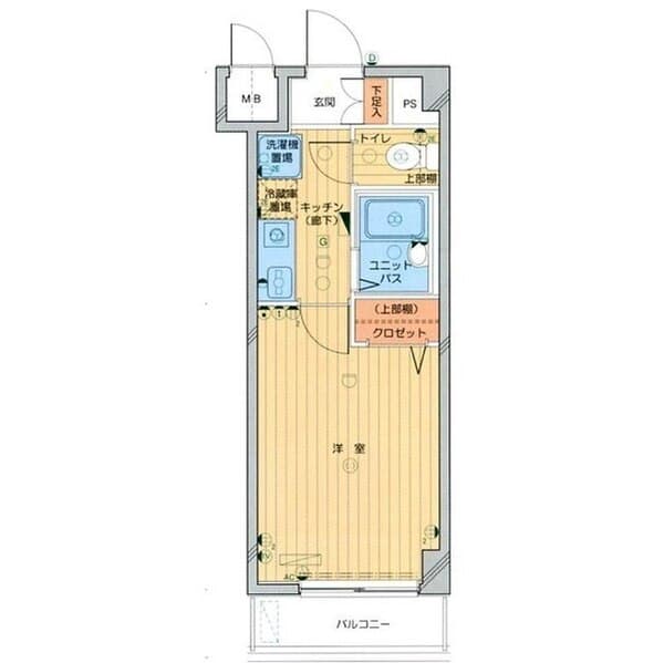 プロフ高田馬場 1階の間取り 1