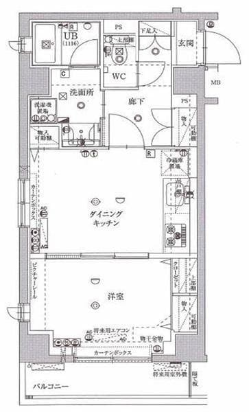 スパシエアルマール浮間公園 5階の間取り 1