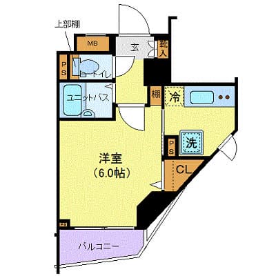 XEBEC滝野川 6階の間取り 1