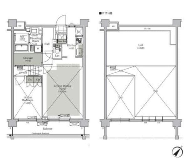 パークキューブ西ヶ原ステージ 5階の間取り 1