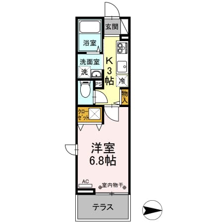 ビューテラス 1階の間取り 1