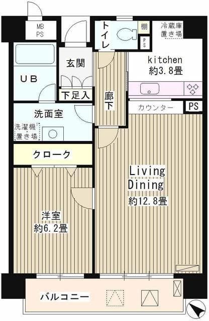 アステリオン松濤 4階の間取り 1