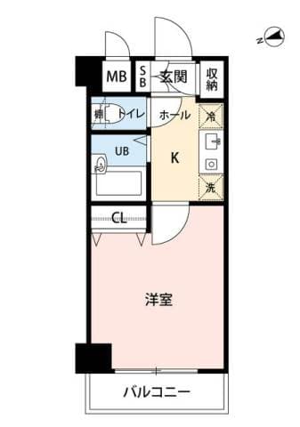 カテリーナ両国 3階の間取り 1