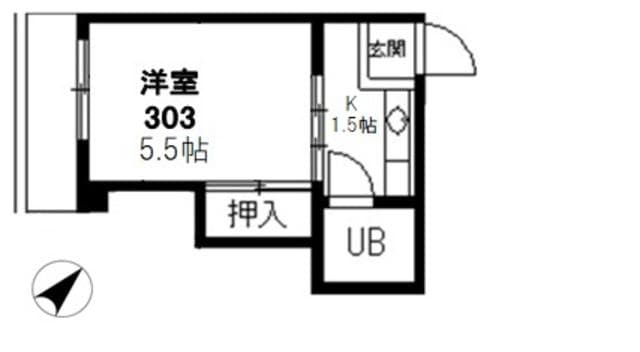 小石川ガーデン 3階の間取り 1