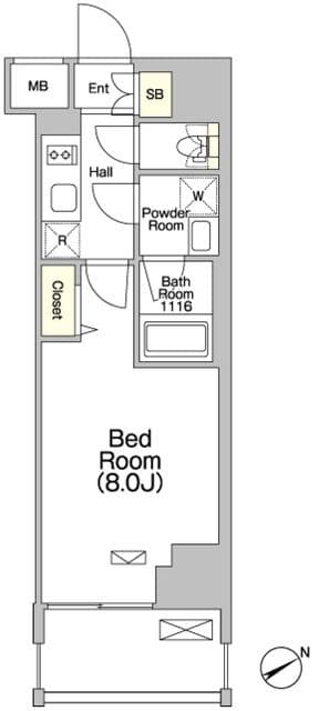 ＧＲＡＣＩＡ　ＰＬＡＣＥ　ＨＯＮＫＯＭＡＧＯＭＥ 2階の間取り 1